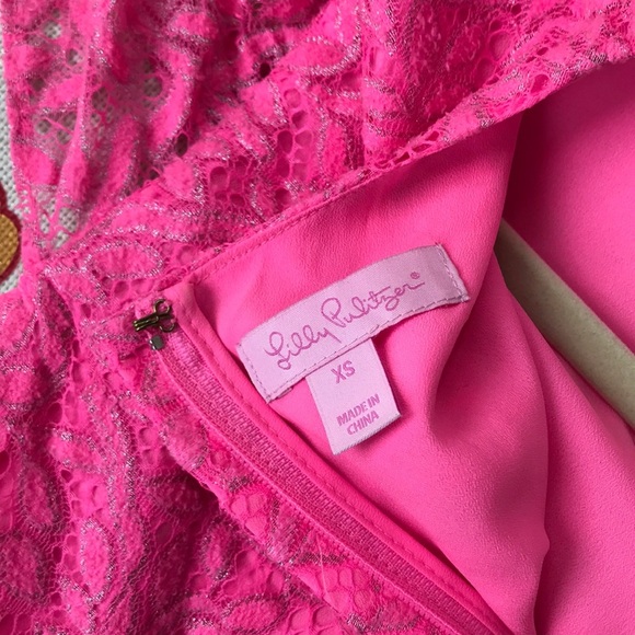 Lilly Pulitzer Size Small Seafoam Green Jungle Lace Erica Dress Like New - Picture 4 of 16